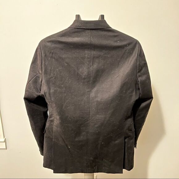 Michael Kors Navy Mens 3-Button Blazer 38R Double Zip Pockets - Picture 2 of 7